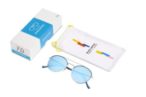 7.0 METAL ROUND SILVER BLUE